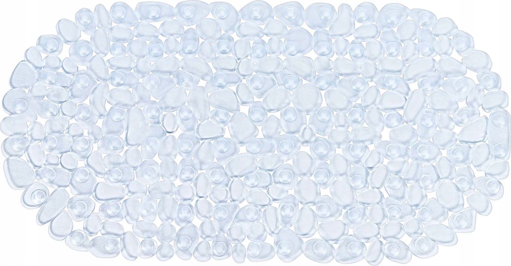 Sepio Badewannenmatte Farblos 66x34 cm, Duschmatte rutschfest, Antirutschmatte Badewanne, Duschmatte, Rutschmatte Badewanne, Bathroom Mat