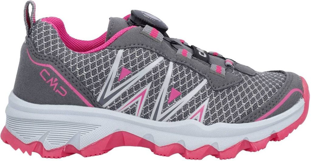 CMP Campagnolo Kids Aksa Fitgo Fast Hiking Shoes Grey-Fuxia Größe EU 31