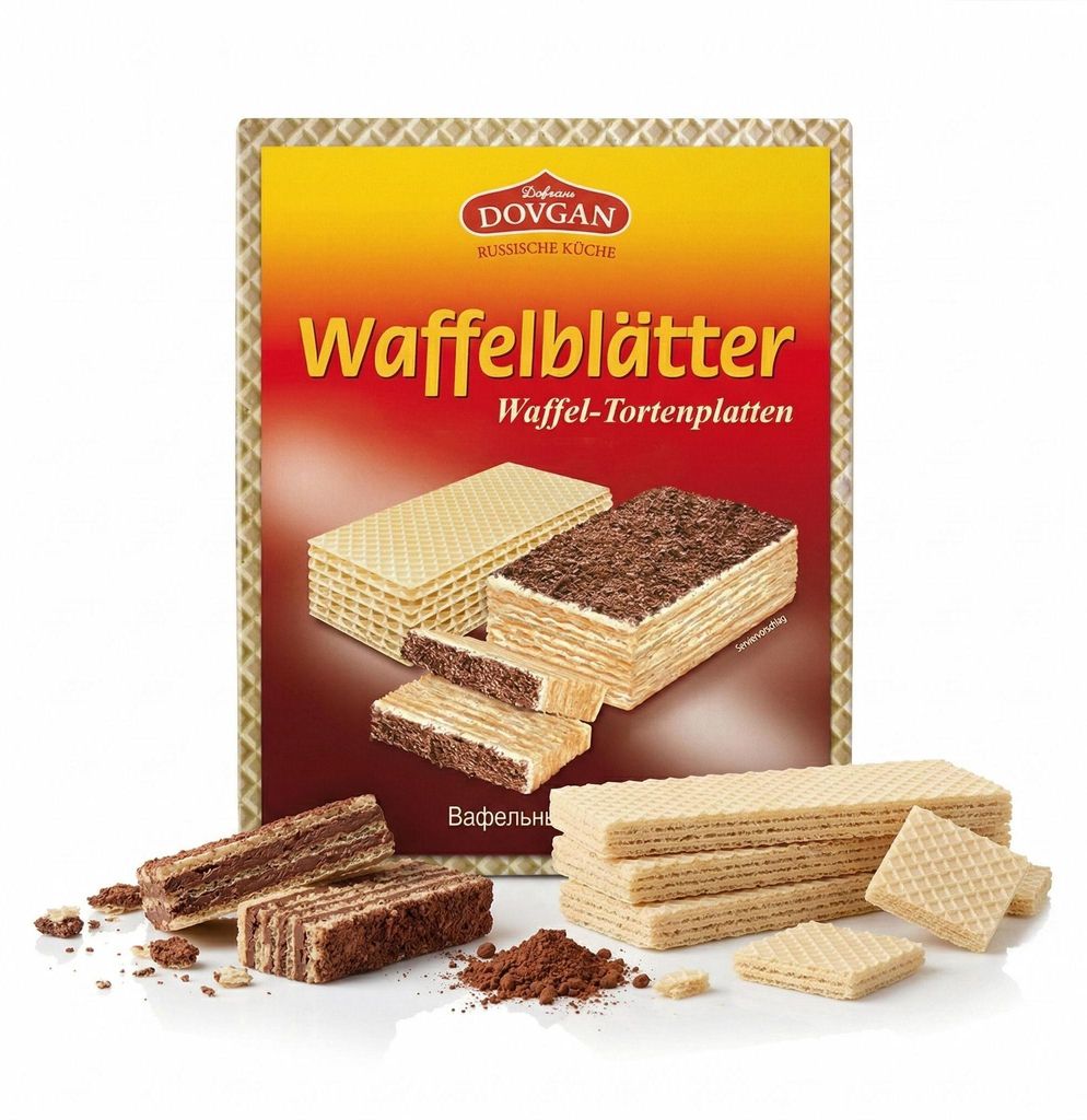 DOVGAN Waffelblätter 1er pack 350g Produktbild 
