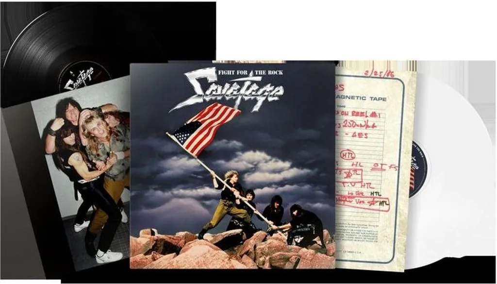 Album Savatage Fight For The Rock Vinyle Blanc 180g sans Distorsion