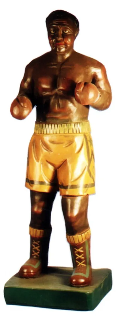 Statue de Boxer Design 7628 - Figurine de Décoration Moderne Résine