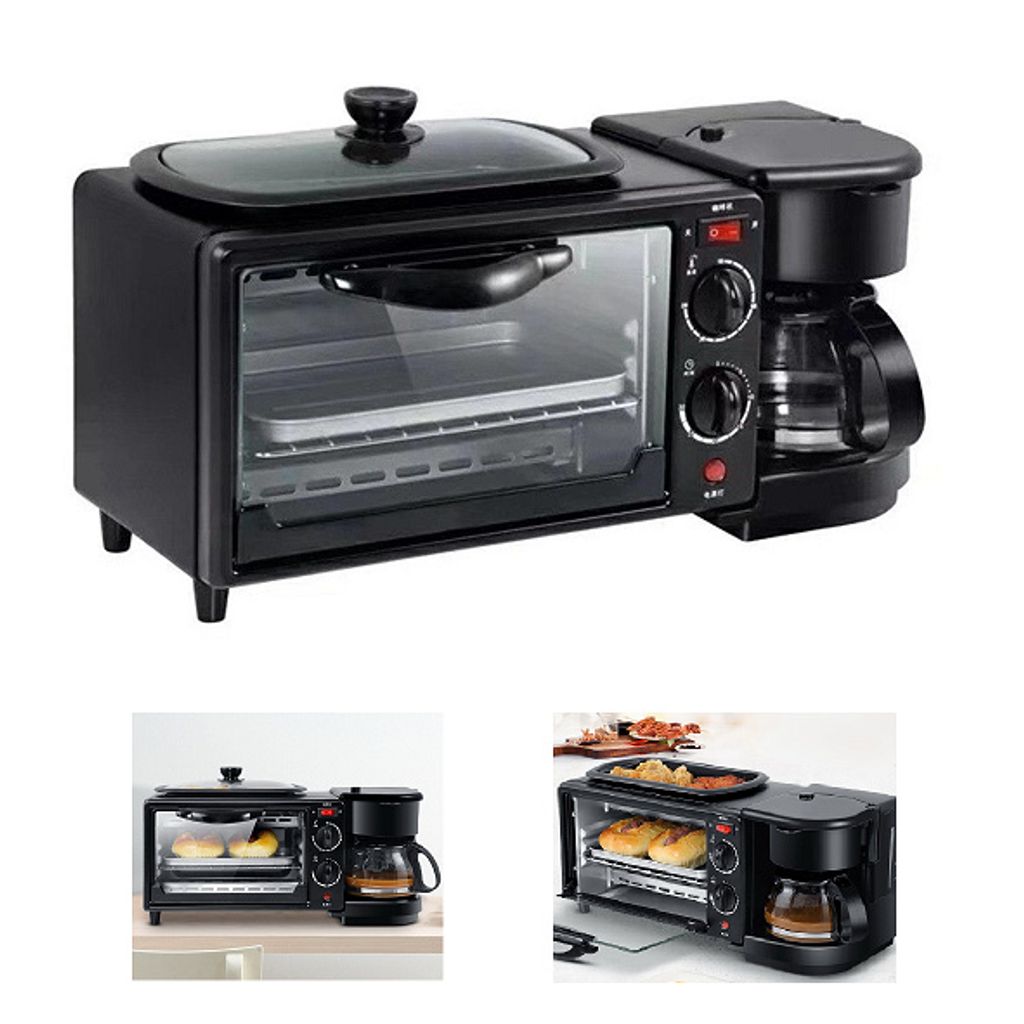 Frühstücksset, 3-in-1-Frühstücksautomat, Elektrische Frühstücksstation für Zuhause