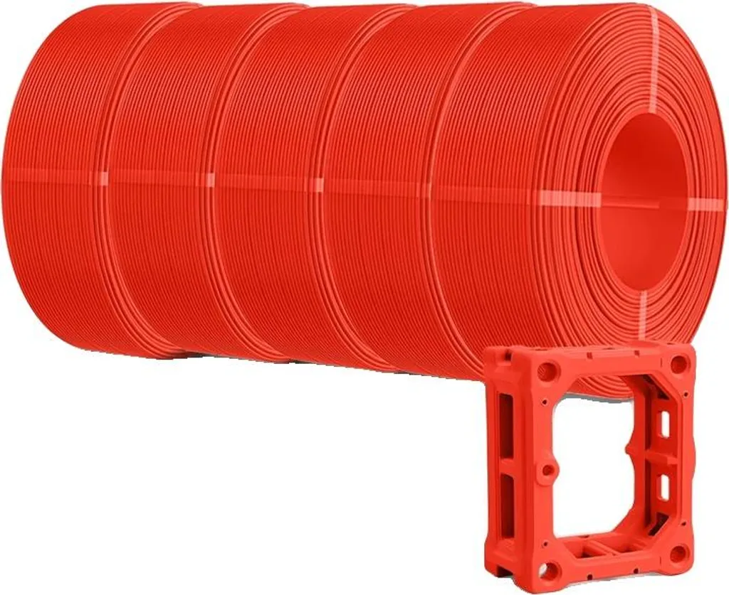 Filament PLA+ Rouge 1,75mm Anti-Bouchage et Résistant pour Impression 3D Pro