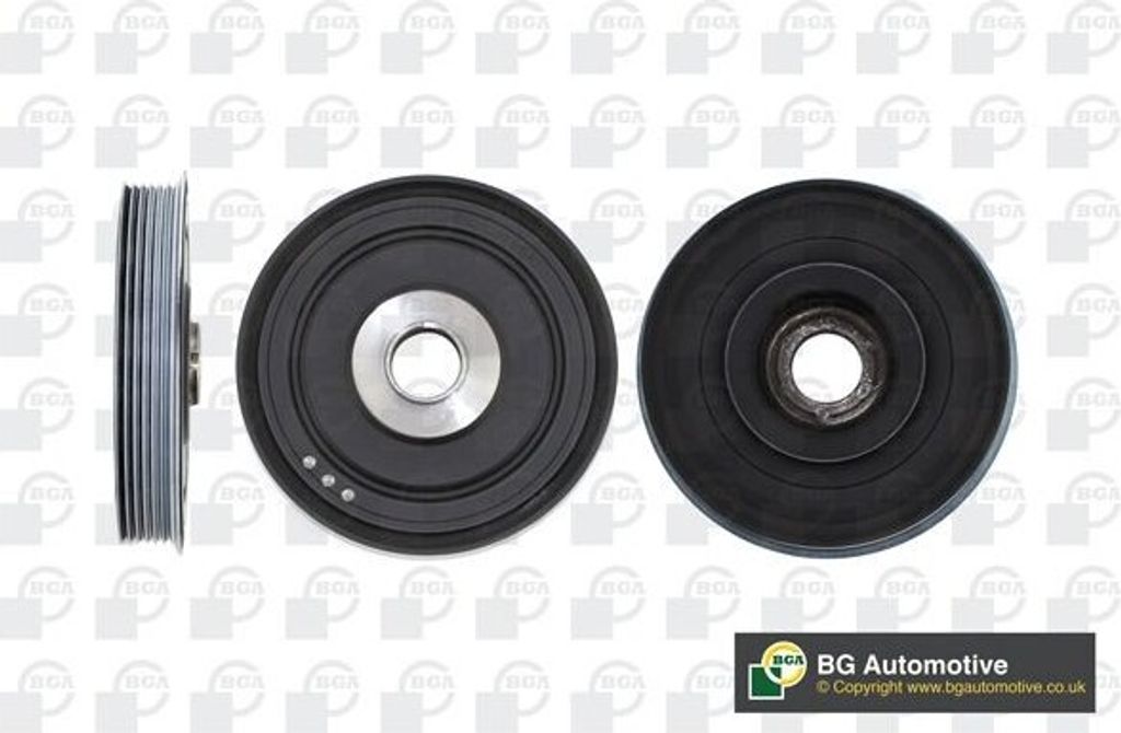 BGA DP0597 Riemenscheibe Kurbelwelle für FORD Fiesta Mk6 Schrägheck (JA8, JR8) 160mm
