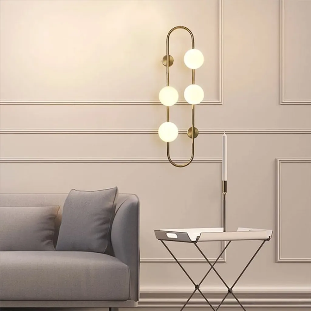 Applique Murale Intérieure Dorée - Éclairage d'Ambiance Toolight Gold - 6
