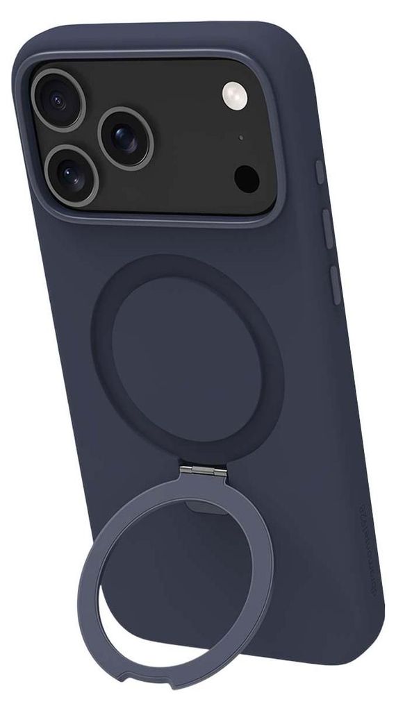 dbramante1928 Roskilde Kick ICON - Hintere Abdeckung für Mobiltelefon - kompatibel mit MagSafe - Deep Water - für Apple iPhone 17 Pro Max