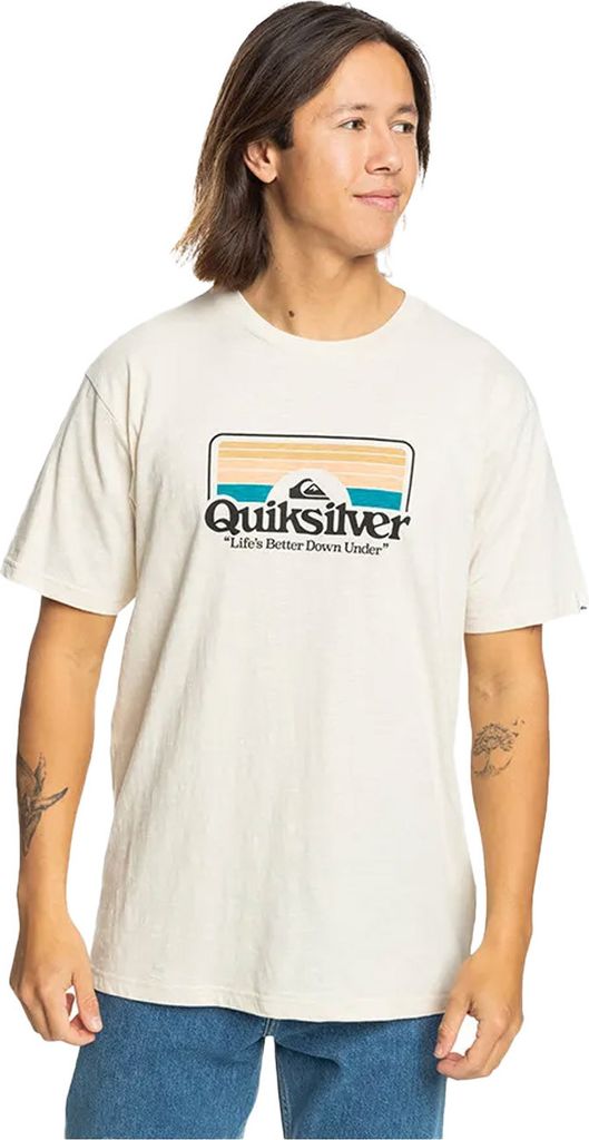 Quiksilver Herren T-Shirt STEP INSIDE, Größe:S, Farben:birch