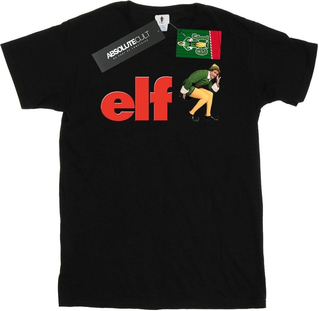 Elf - T-Shirt für Herren BI23922 (M) (Schwarz)