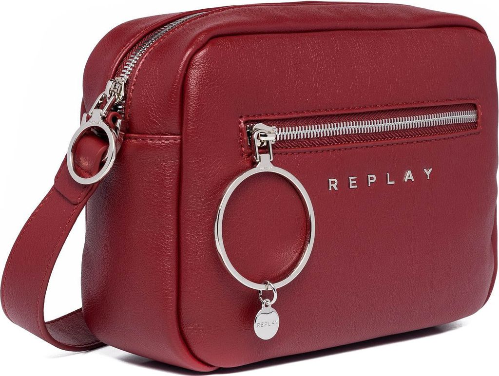 REPLAY Umhängetasche Schultertasche Crossbody Bag DK Carmine rot