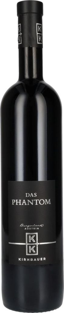 A bottle of red wine on a white background.