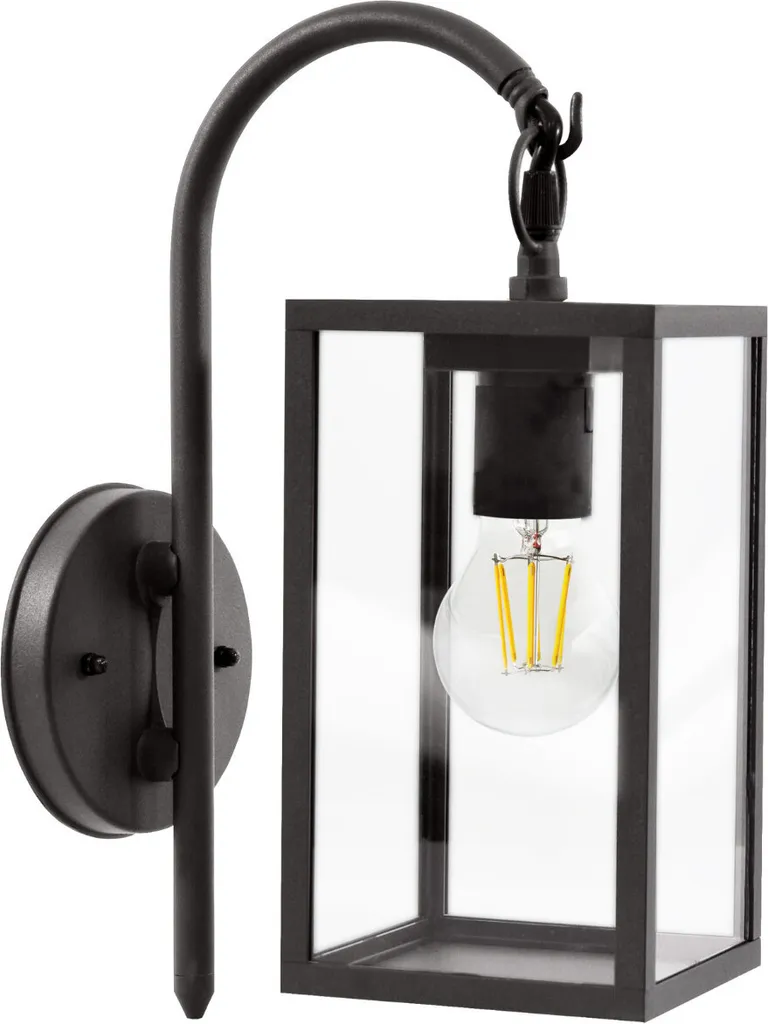 Plafonnier extérieur graphite Malmo 309174 Polux pour ampoule E27 LED