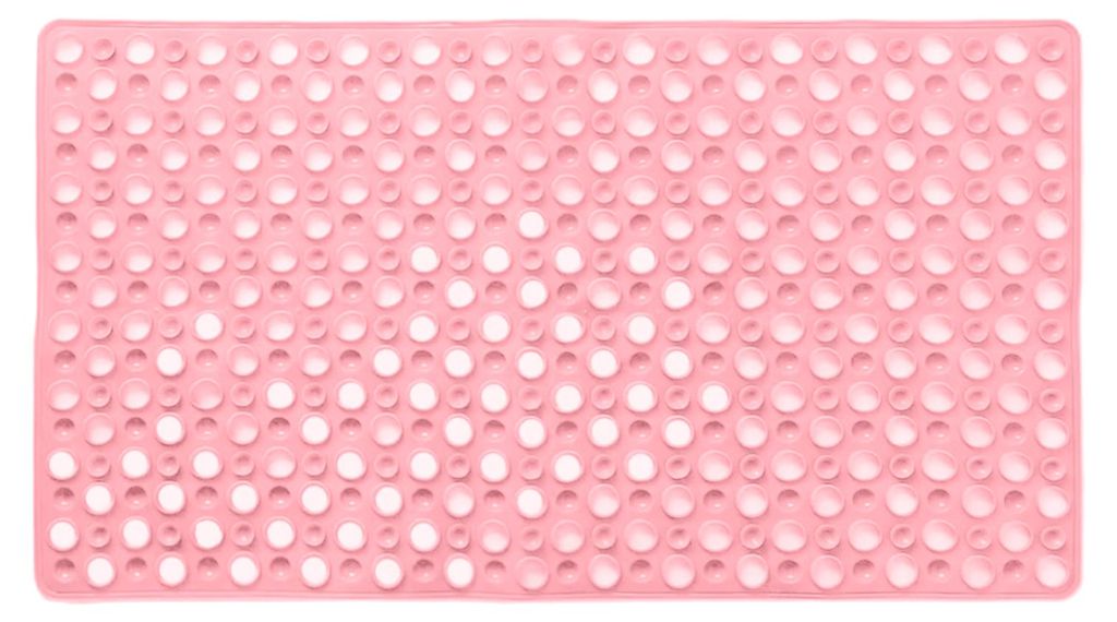 Badewannenmatte mit Saugnäpfen, rutschfeste Badewannenmatte mit Abflusslöchern, maschinenwaschbar, für Badezimmerboden und Badewanne
