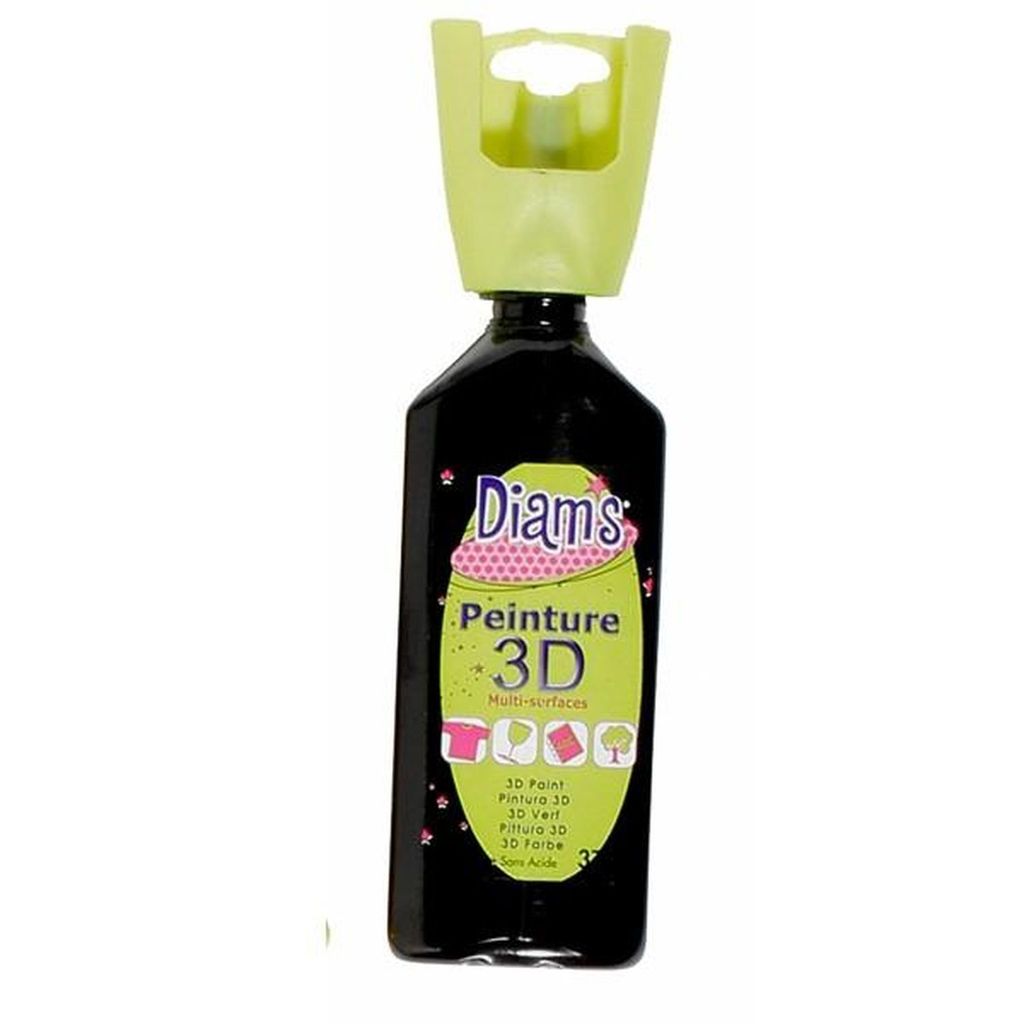 Multi-Surface 3D-Farbe 185 ml – Glänzend Schwarz