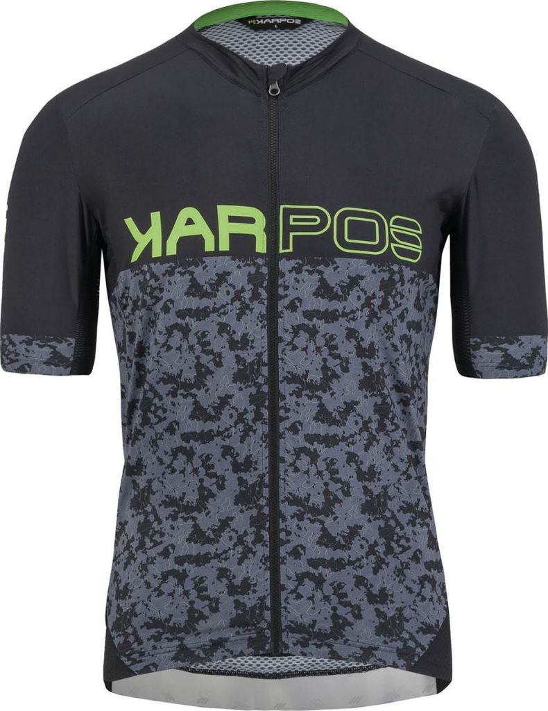 KARPOS Kurzarm Fahrradtrikot - JUMP - Grau/Schwarz M