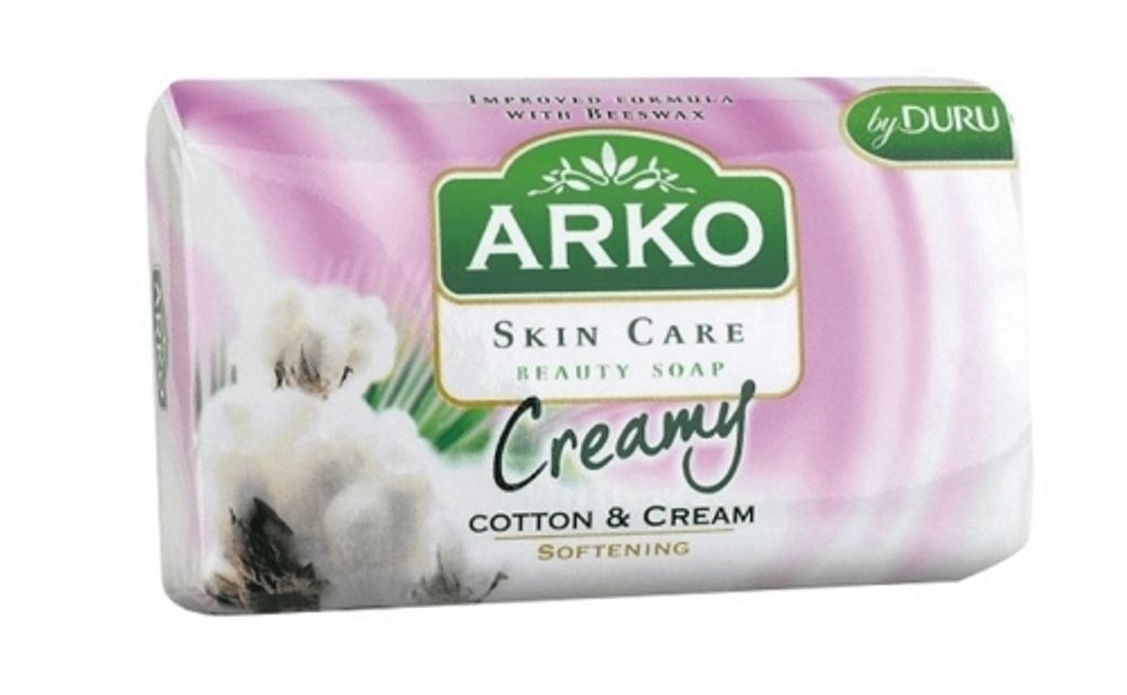 Arko Hautpflege-Schönheitsseife Cremige Baumwolle & Feuchtigkeitsspender 90 g