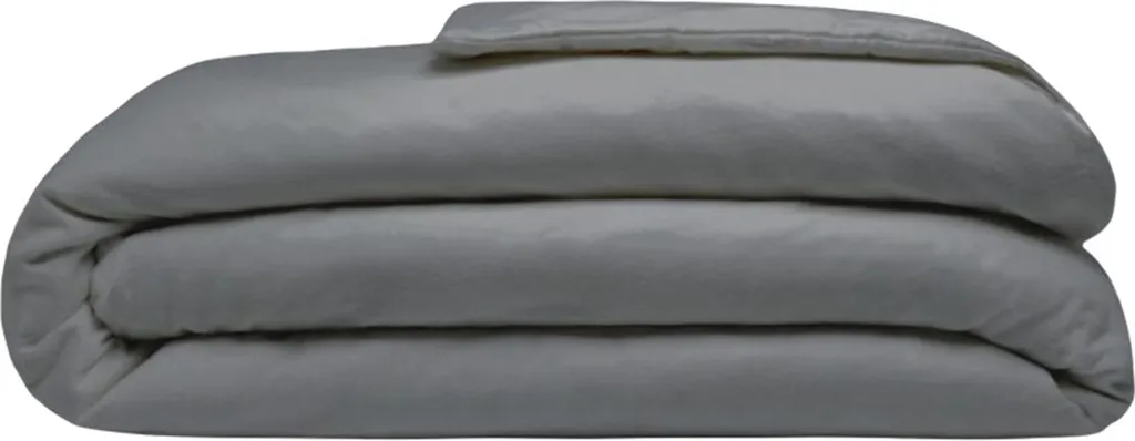 Housse de couette Belledorm BM305 en coton brossé Anthracite lit double