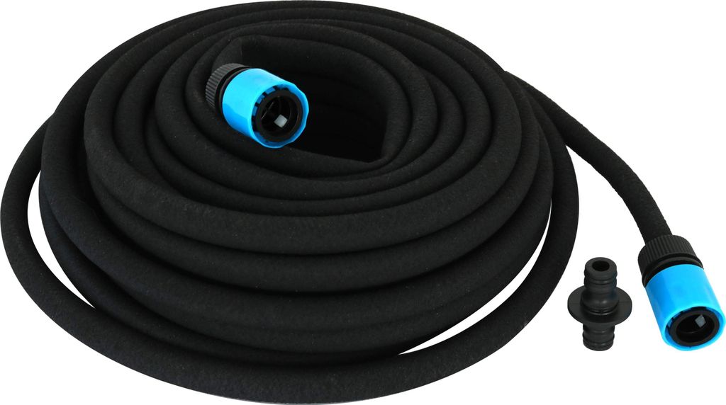 Tuyau d'arrosage Kynast 15m noir avec raccord tuyau perlé Image du produit 