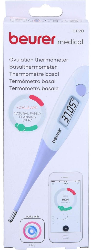 Beurer Ot20 Termometro basale+App Ovy 1 pz Immagine del prodotto 