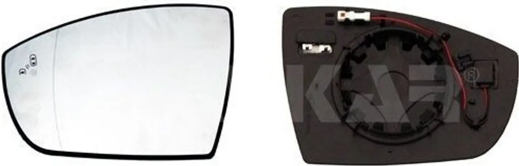Miroir Rétroviseur Gauche ALKAR 6451379 avec Fixation pour Kuga II