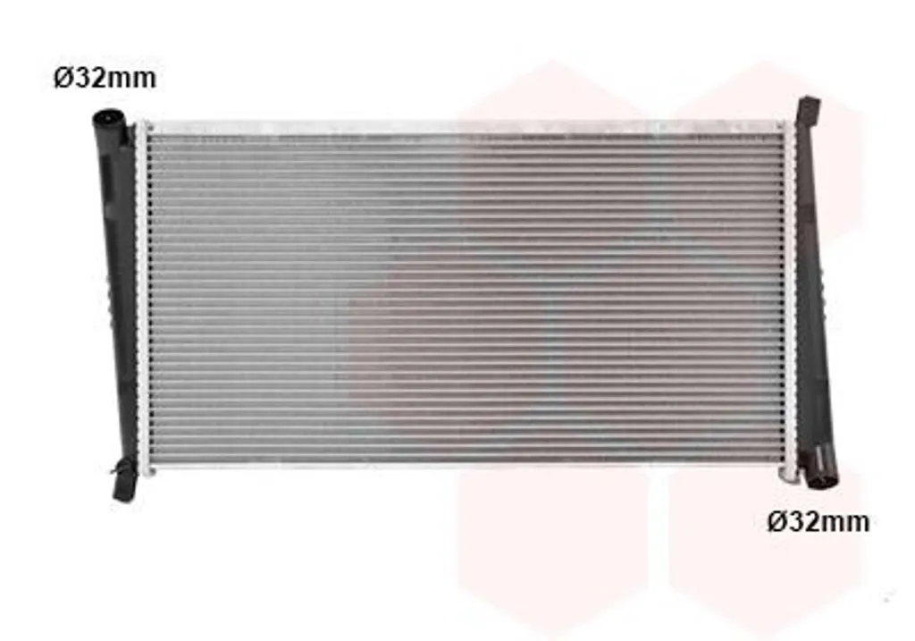 Radiateur de refroidissement moteur 1710-16993 pour Volvo et Mitsubishi