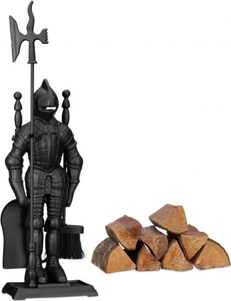 Kaminritter aus Gusseisen, vierteilig