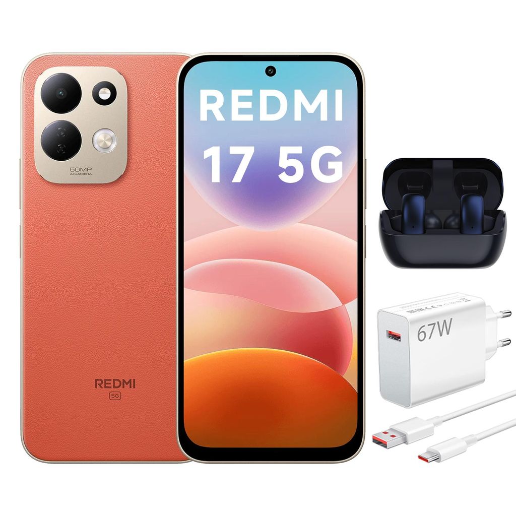 Xiaomi REDMI 17 5G 4GB 256GB Smartphone Orange 7500mAh Produktbild 