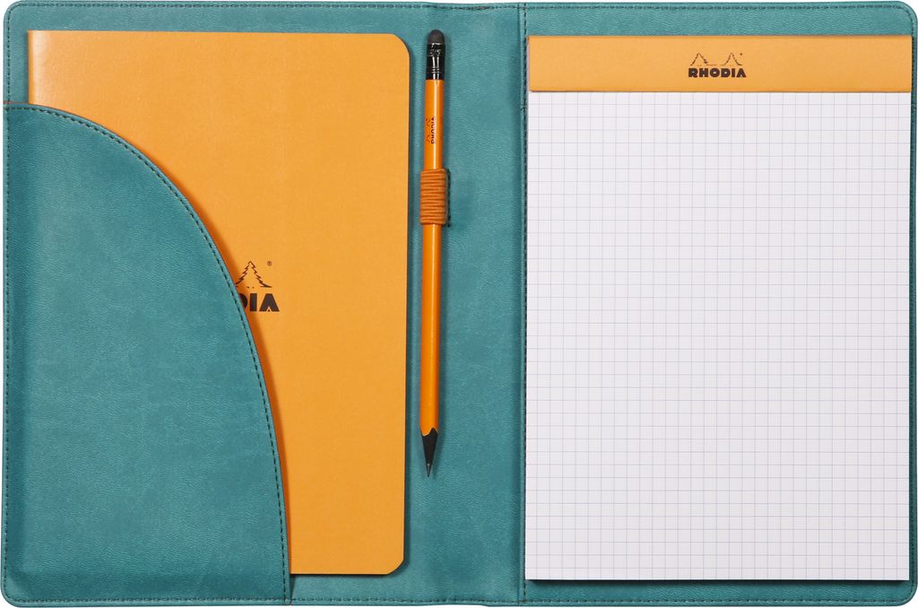 Rhodia Etui f. Block/Buch A5 pfaugn