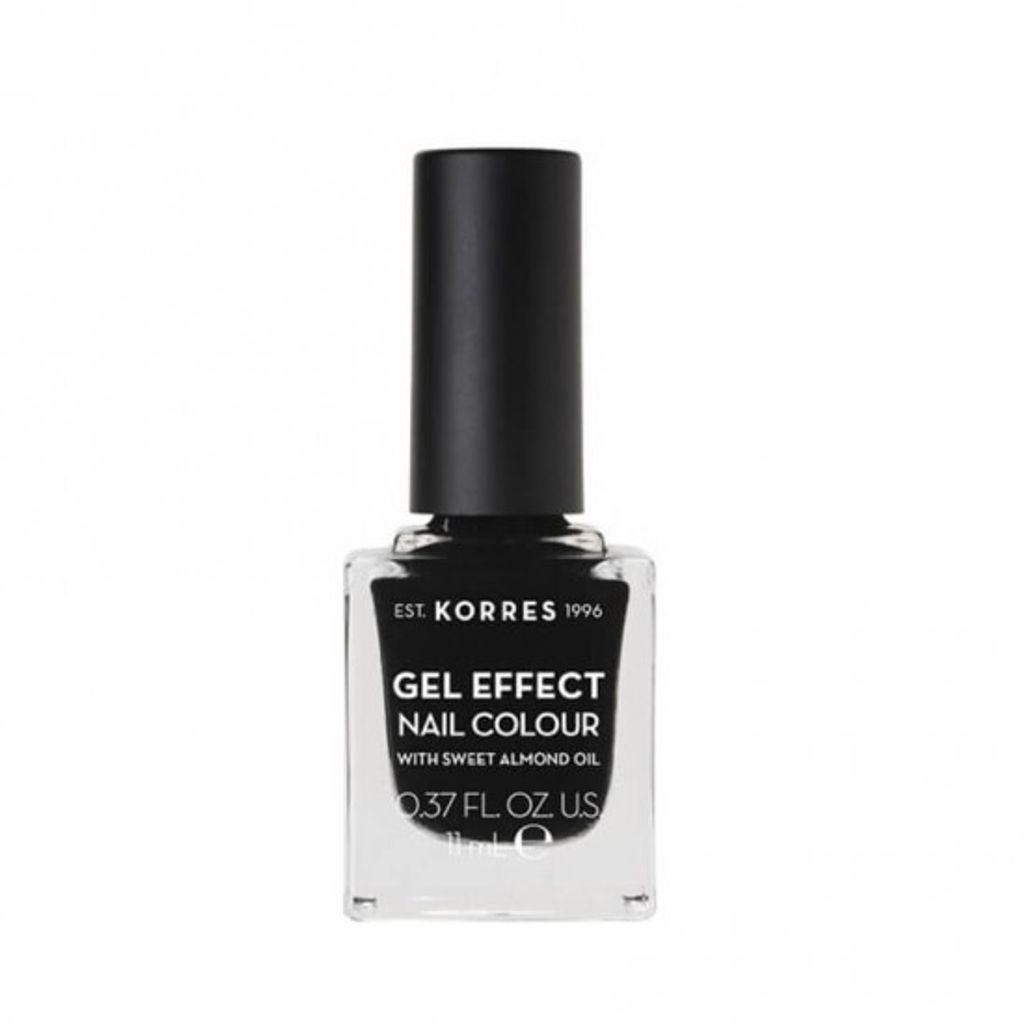 KORRES Gel Effect Nagellack Nr. 100 Schwarz 11 ml