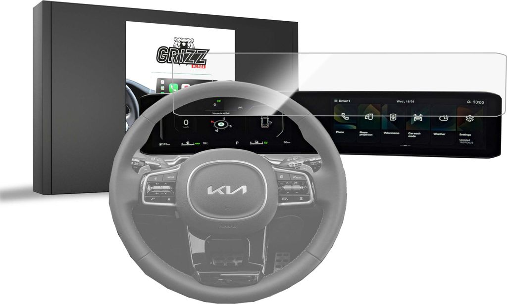 Keramische Autodisplayfolie für Kia Sorento 4 (2023-2025), Grizz Protector