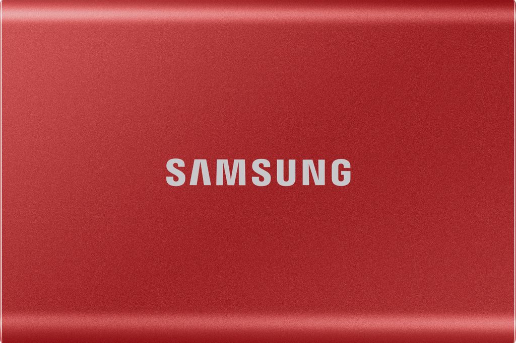 Samsung Portable SSD T7 500 GB Rot Produktbild