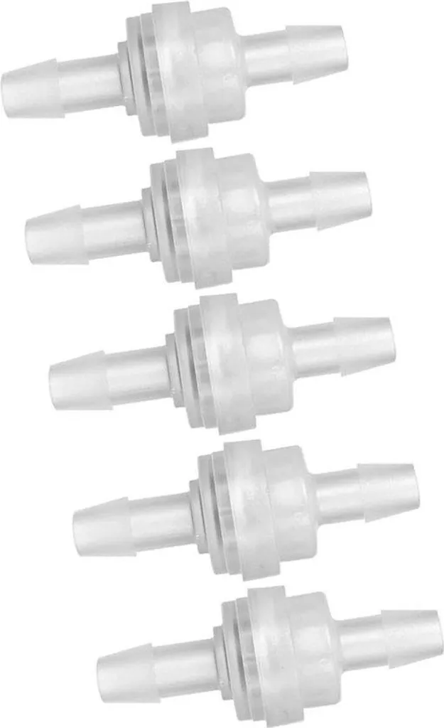 Clapet anti-retour 6mm résistant aux produits chimiques en FKM - 5 pces