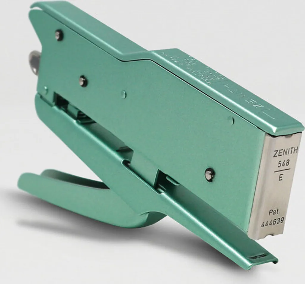 Agrafeuse de Bureau Zenith 548/E Antibacterial Flat Point Coloris Vert - 3