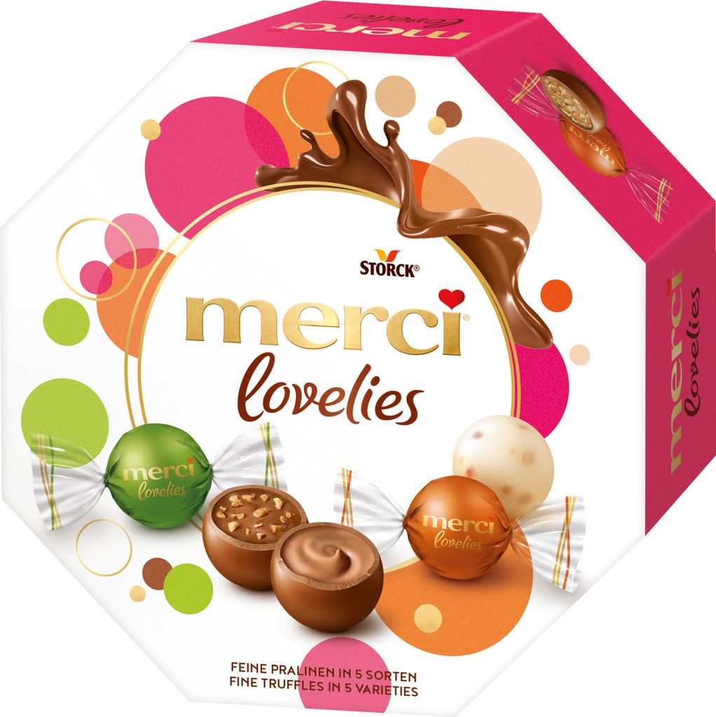 Indywidualnie pakowane czekoladki Merci Lovelies Classic 5 Zdjęcie produktu
