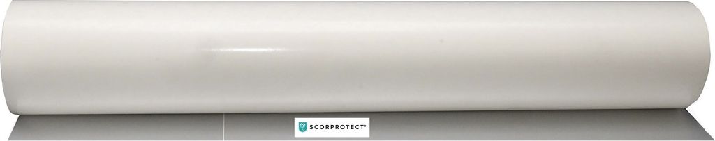 Abdeckpappe schwere Qualität ca. 400 g/m² weiß/Alu Rolle 25 Produktbild 
