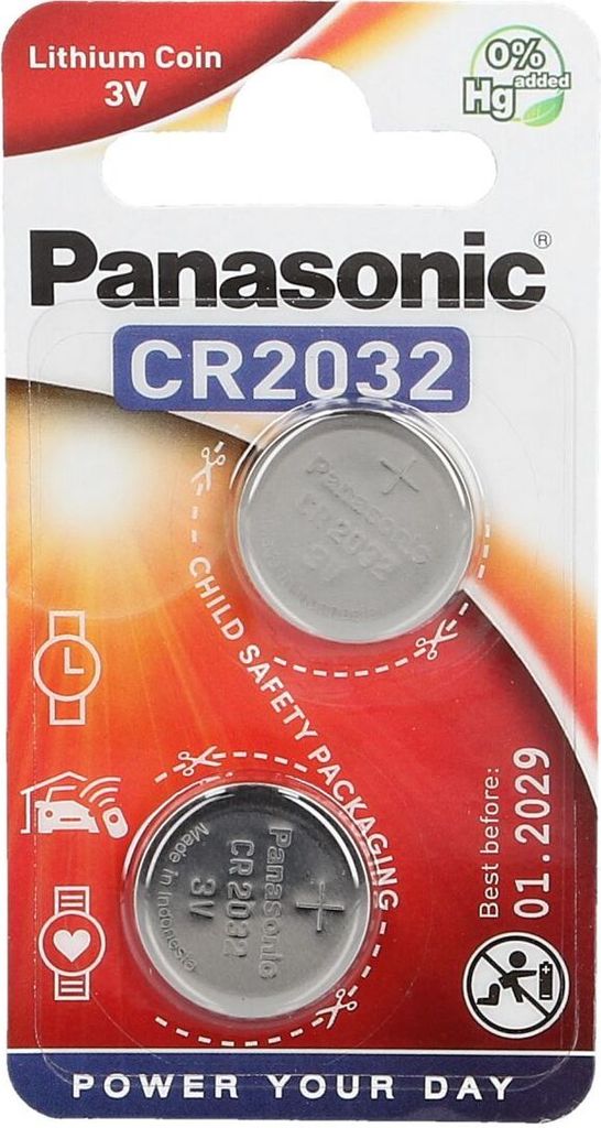 Knopfzelle CR2032 Panasonic
