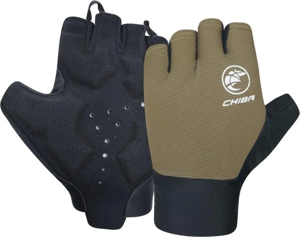 Gants Chiba Team Glove Pro Olive S/7 avec Paume Antidérapante et Confort