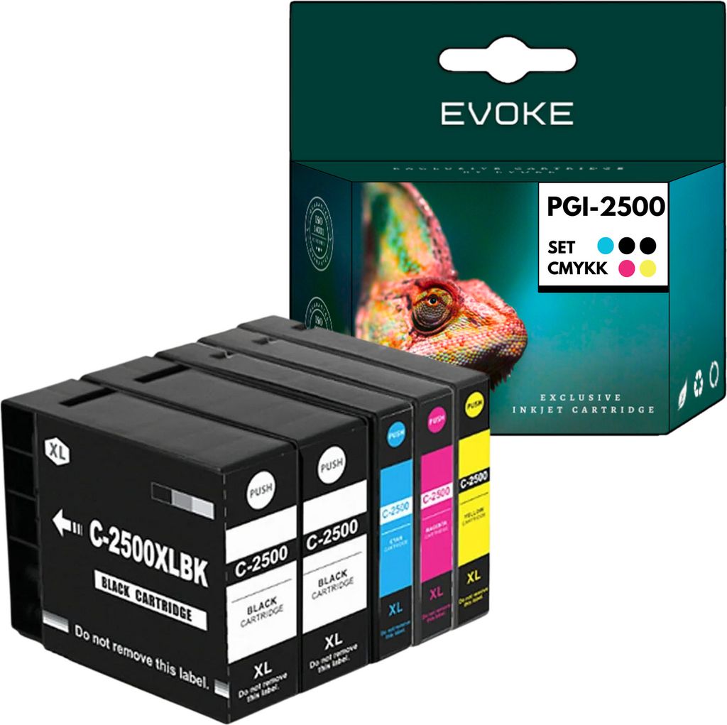 Patronen für Canon PGI2500 XL PGI 2500 CMYKK ️️ MAXIFY MB5050 MB5150 MB5350 MB5450 iB4050 ️