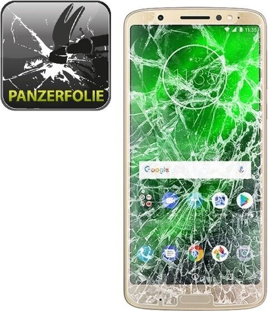 3x Panzerfolie für Motorola G6 Plus ANTI-SCHOCK Displayschutz Schutzfolie MATT