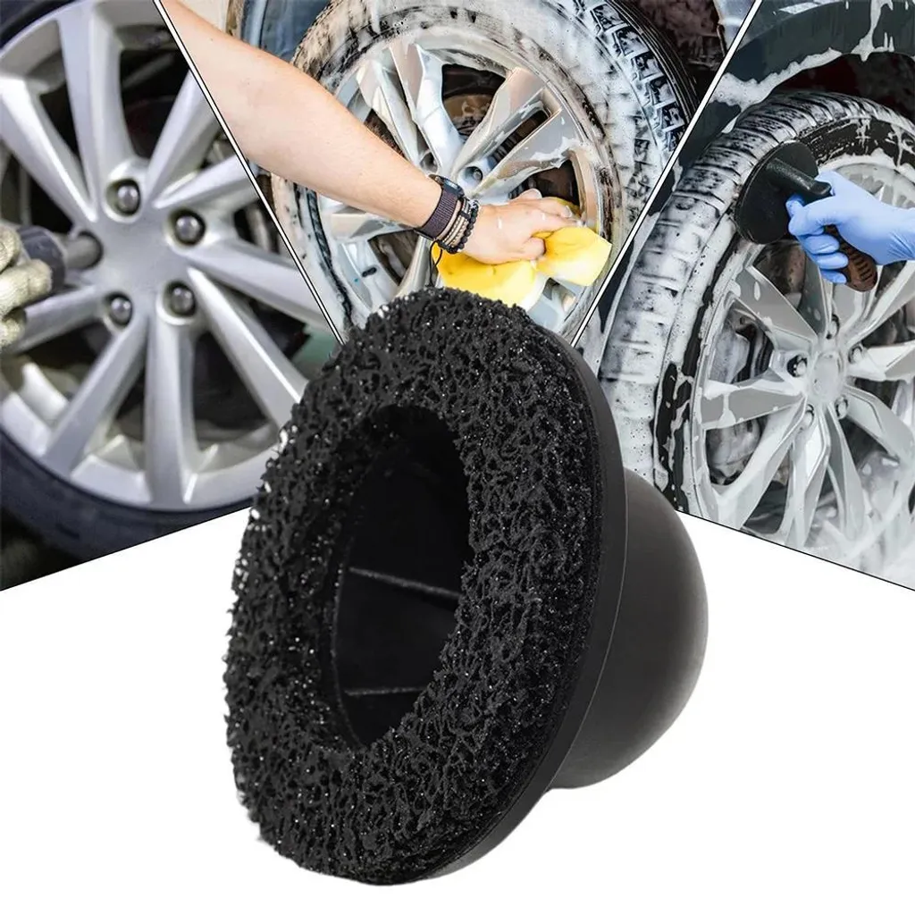 Embout de perceuse pour brossage moyeux de roue et élimination rouille - 3