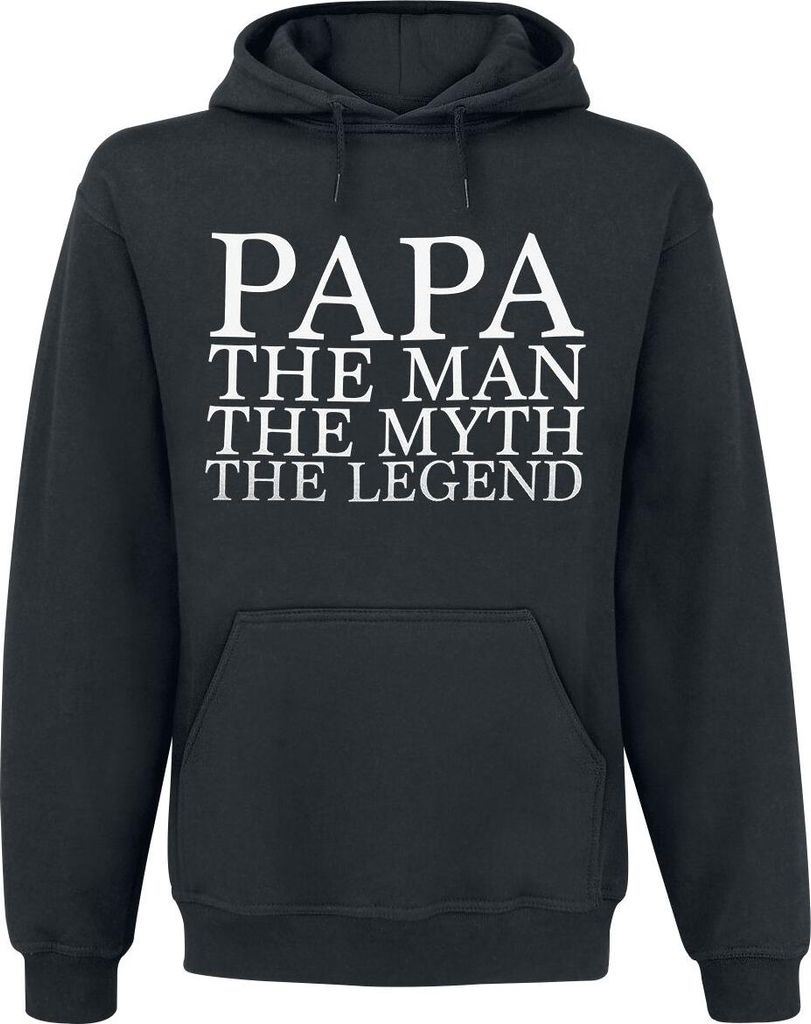 Familie & Freunde Kapuzenpullover Herren Papa - The Man schwarz S
