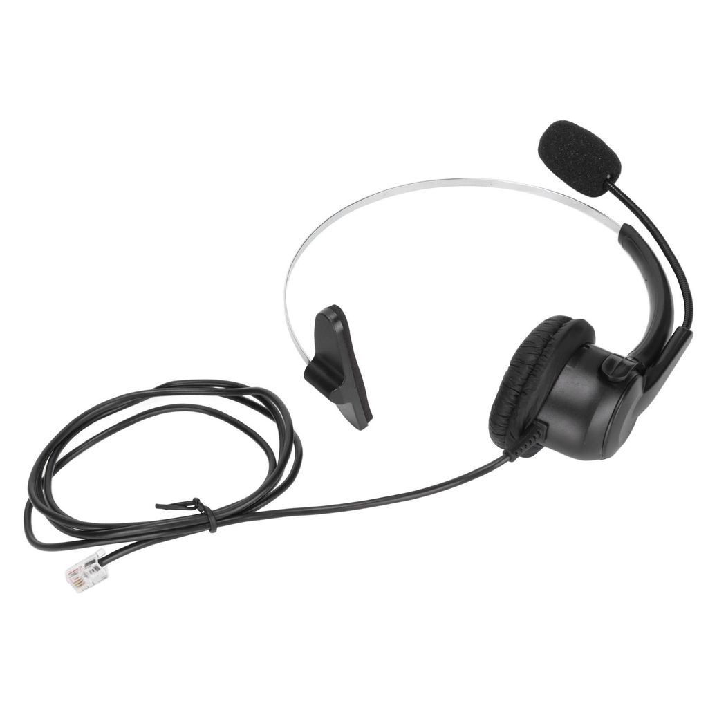 Telefon-Headset RJ9-Ohrhörer mit um 330° verstellbarem Produktbild 