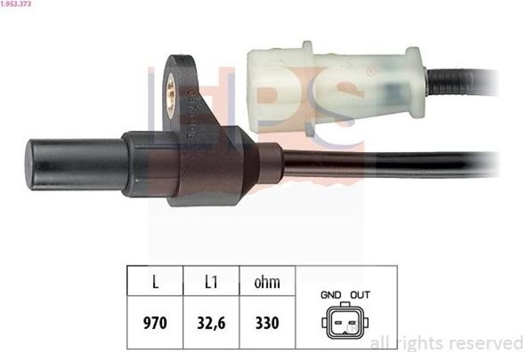 EPS 1.953.373 Kurbelwellensensor Impulsgeber für VOLVO V40 Kombi (645)