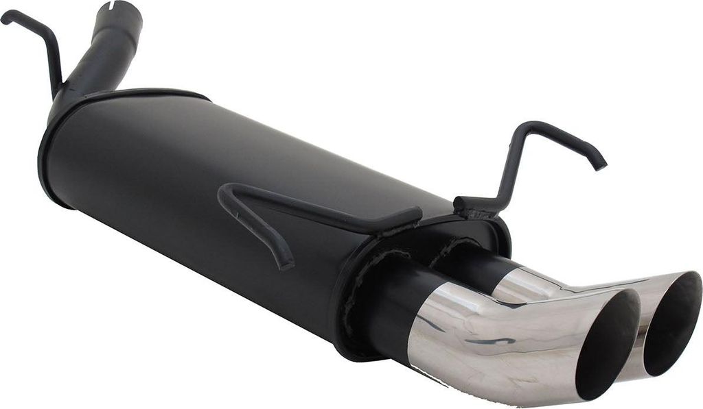 Scarico sportivo Novus per Opel Corsa C 2x76mm Silenziatore Immagine del prodotto 