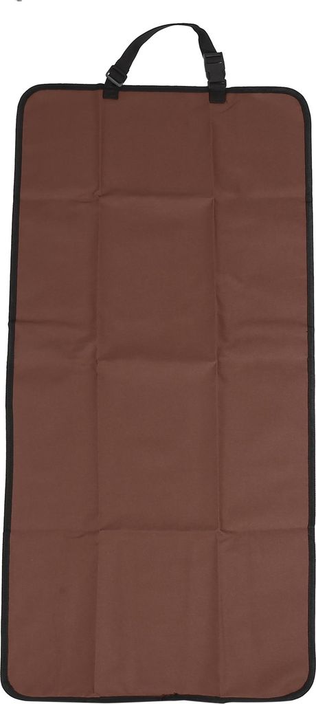 Auto Vorderseite Hunde Rückensitzbezug Haustierauflagen Schutz Braun 99x49cm