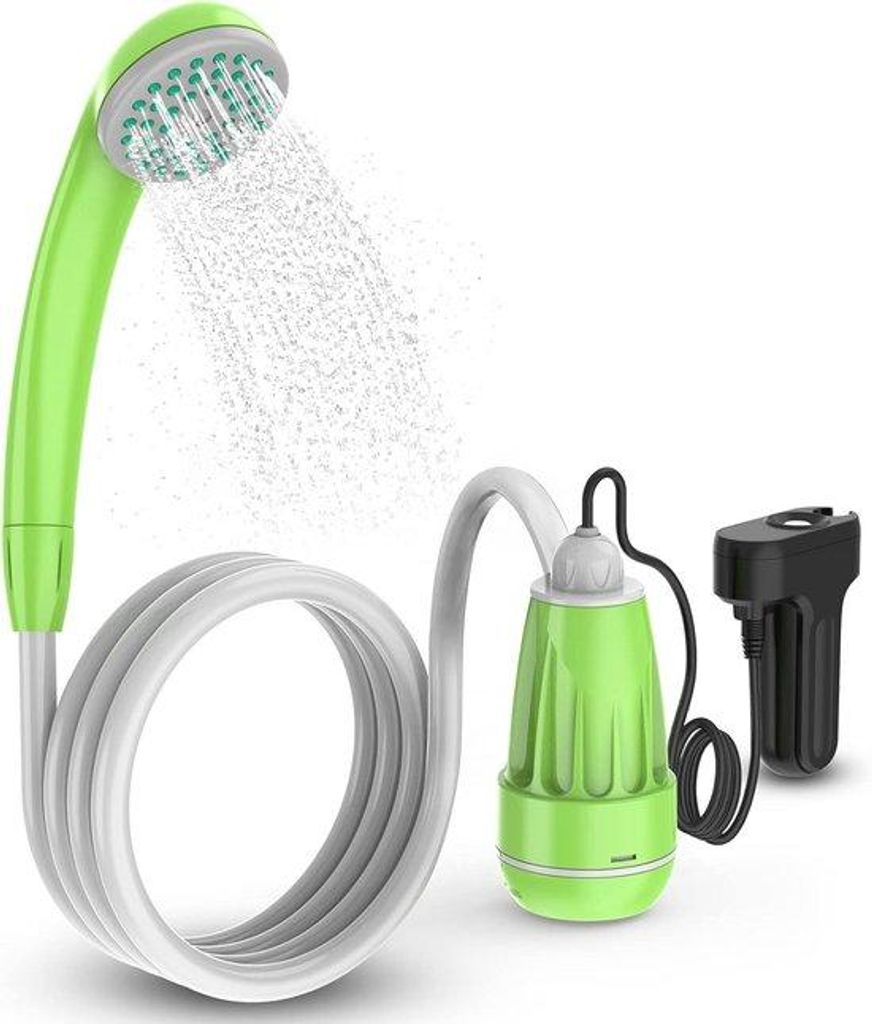 portable Campingdusche - oplaadbare batterij - Wasserhahn für Zelt - Strandhundebad - Wasserreinigung