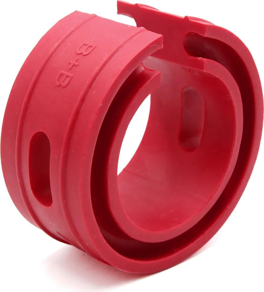 Cale de Ressort Auto Rouge Type-B+ Anti-Vibration et Choc Pack de 2 - 3