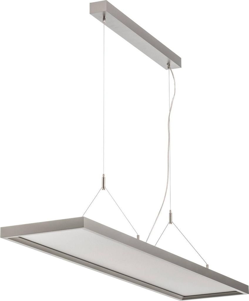 Arcchio LED-Pendelleuchte Dorean, silber, Metall, 120cm Produktbild 