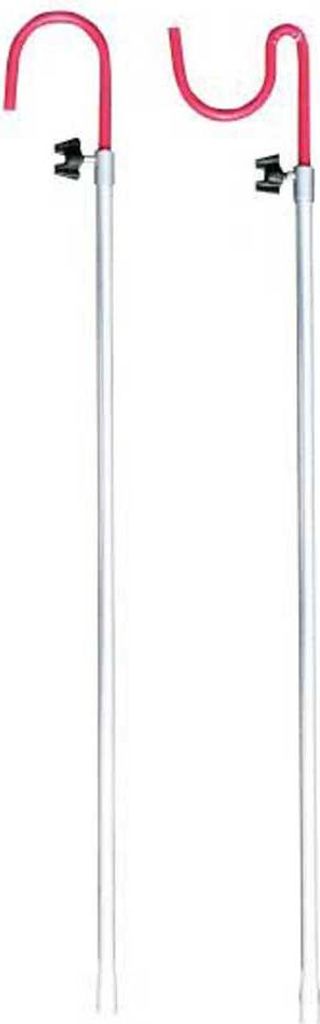 Ragot Adjustable Over Under Bankstick Silber 100 cm Silber 100 cm