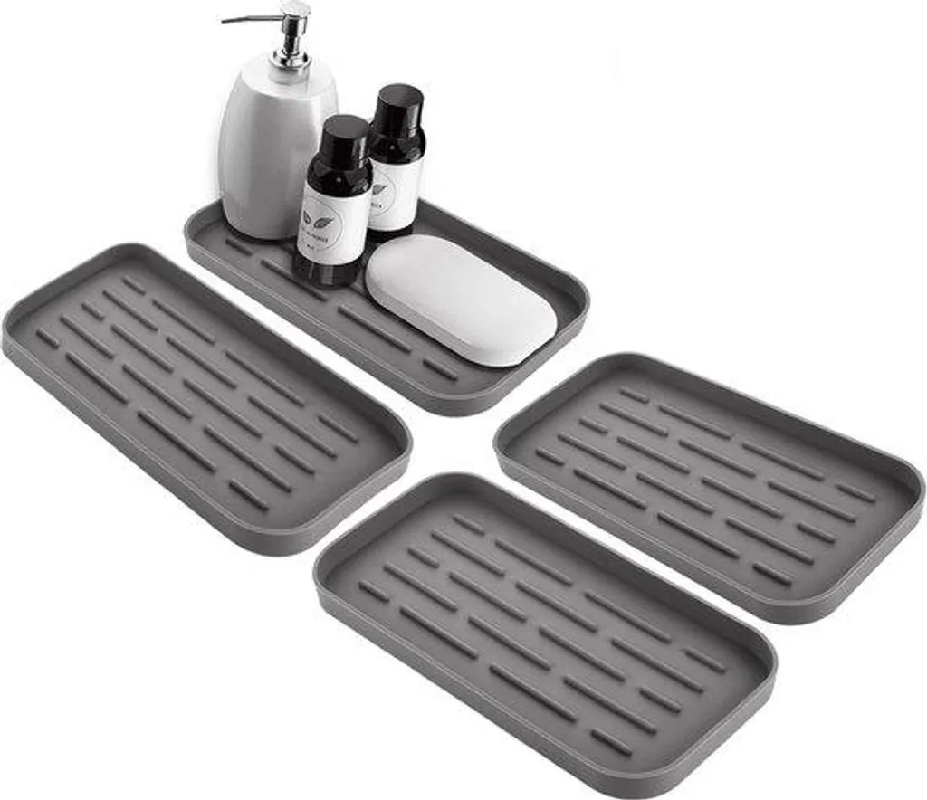 Moule en silicone flexible et antidérapant gris - Démoulage facile