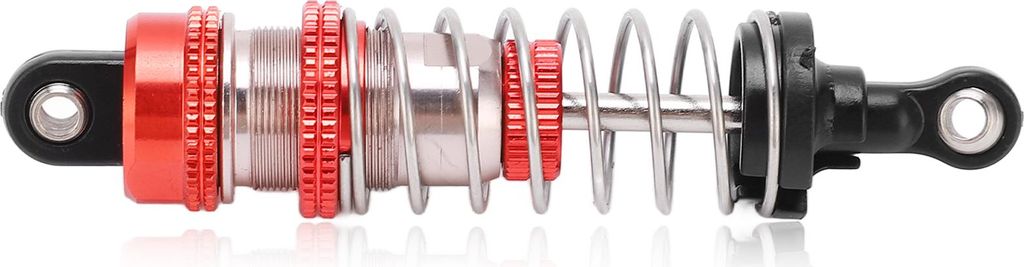 RC Heckstoßdämpfer hohe Elastizität Aluminiumlegierung RC Car Heckstoßdämpfer für WLToys 144001 für 144002 für 144010
